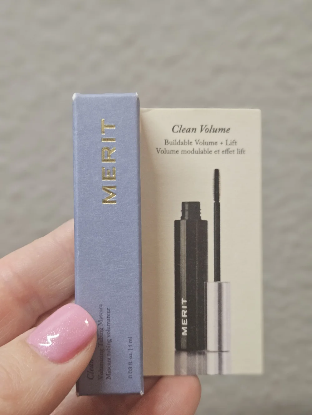 ♥️ MERIT Clean Volume Mascara – Black Travel Size